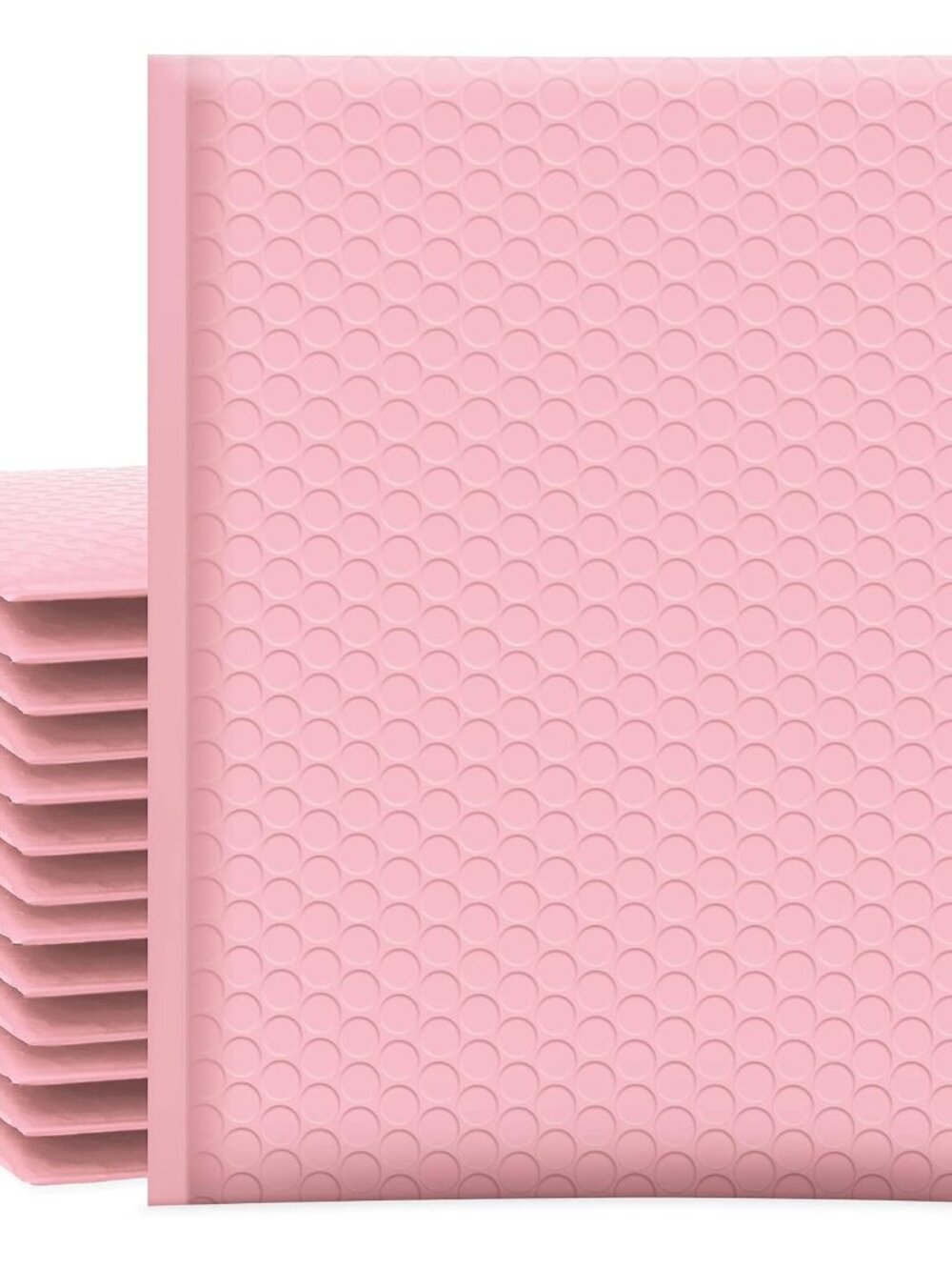 Bubble Mailers 8.5x12" 25 Pack Usable Size 8.5x11" Light Pink Padded